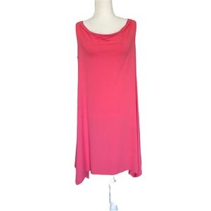 Eileen Fisher Sheath Salmon Sleeveless Dress size Petite M
